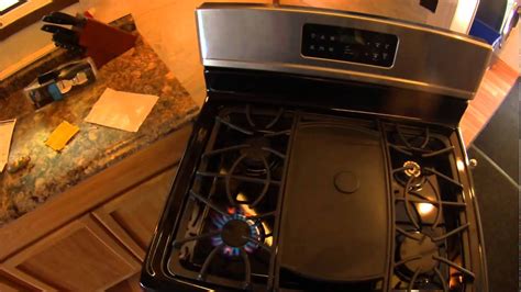 who connects a gas stove